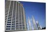 Petronas Twin Towers and Business Building on Left, Kuala Lumpur, Malaysia, Southeast Asia-Charcrit Boonsom-Mounted Photographic Print