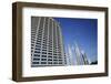 Petronas Twin Towers and Business Building on Left, Kuala Lumpur, Malaysia, Southeast Asia-Charcrit Boonsom-Framed Photographic Print