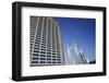 Petronas Twin Towers and Business Building on Left, Kuala Lumpur, Malaysia, Southeast Asia-Charcrit Boonsom-Framed Photographic Print