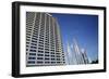 Petronas Twin Towers and Business Building on Left, Kuala Lumpur, Malaysia, Southeast Asia-Charcrit Boonsom-Framed Photographic Print