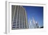 Petronas Twin Towers and Business Building on Left, Kuala Lumpur, Malaysia, Southeast Asia-Charcrit Boonsom-Framed Photographic Print