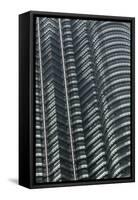 Petronas Twin Towers, Close-Up, Kuala Lumpur, Malaysia, Southeast Asia-Nick Servian-Framed Stretched Canvas