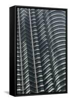 Petronas Twin Towers, Close-Up, Kuala Lumpur, Malaysia, Southeast Asia-Nick Servian-Framed Stretched Canvas