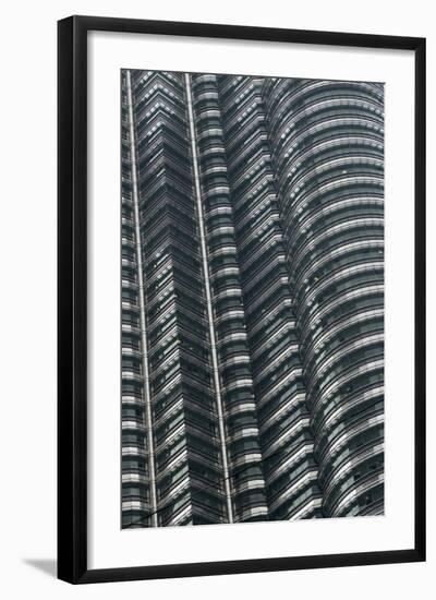 Petronas Twin Towers, Close-Up, Kuala Lumpur, Malaysia, Southeast Asia-Nick Servian-Framed Photographic Print