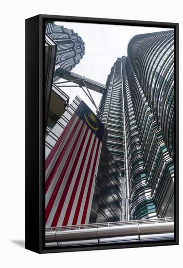 Petronas Twin Towers, Kuala Lumpur, Malaysia, Southeast Asia, Asia-Nico Tondini-Framed Stretched Canvas