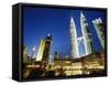 Petronas Twin Towers, Kuala Lumpur, Malaysia, Southeast Asia-Alain Evrard-Framed Stretched Canvas