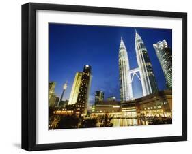 Petronas Twin Towers, Kuala Lumpur, Malaysia, Southeast Asia-Alain Evrard-Framed Photographic Print