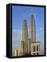 Petronas Twin Towers, Kuala Lumpur, Malaysia-Demetrio Carrasco-Framed Stretched Canvas