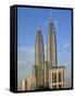 Petronas Twin Towers, Kuala Lumpur, Malaysia-Demetrio Carrasco-Framed Stretched Canvas