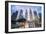 Petronas Twin Towers light display at night, Kuala Lumpur, Malaysia, Southeast Asia, Asia-Matthew Williams-Ellis-Framed Photographic Print