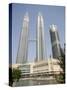 Petronas Twin Towers, One of the Tallest Buildings in the World, Kuala Lumpur, Malaysia-Richard Nebesky-Stretched Canvas