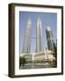Petronas Twin Towers, One of the Tallest Buildings in the World, Kuala Lumpur, Malaysia-Richard Nebesky-Framed Photographic Print