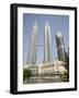 Petronas Twin Towers, One of the Tallest Buildings in the World, Kuala Lumpur, Malaysia-Richard Nebesky-Framed Photographic Print