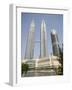 Petronas Twin Towers, One of the Tallest Buildings in the World, Kuala Lumpur, Malaysia-Richard Nebesky-Framed Photographic Print