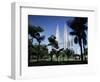 Petronas Twin Towers Seen from Public Park, Kuala Lumpur, Malaysia, Southeast Asia-Charcrit Boonsom-Framed Photographic Print