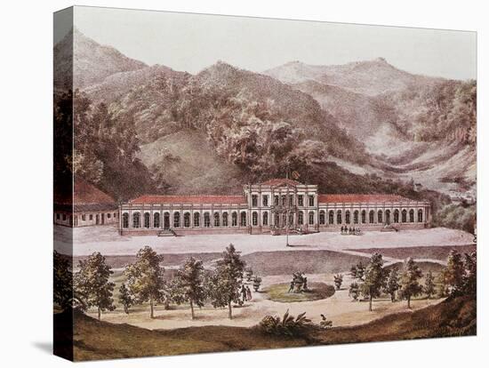 Petropolis the Palace of the Emperors Commissioned by Don Pedro Ii-null-Stretched Canvas