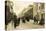 Petrovka Street in Winter, Moscow, Russia, 1912-null-Stretched Canvas