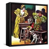 Petruchio and Katherine, from Shakespeare's Comedy, the Taming of the Shrew-Ron Embleton-Framed Stretched Canvas