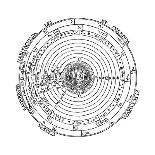 Diagram Showing Geocentric System of Universe, 1539-Petrus Apianus-Giclee Print