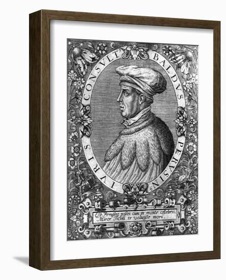 Petrus Baldus de Ubaldis-Theodor De Brij-Framed Art Print