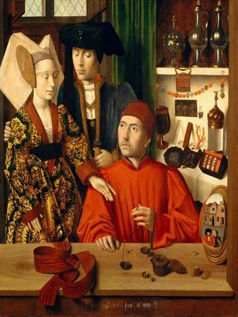 A Goldsmith in his Shop, 1449