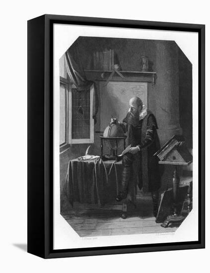 Petrus Plancius, Dutch Astronomer, Cartographer and Clergyman, C1870-JH Rennefeld-Framed Stretched Canvas