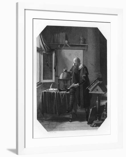 Petrus Plancius, Dutch Astronomer, Cartographer and Clergyman, C1870-JH Rennefeld-Framed Giclee Print