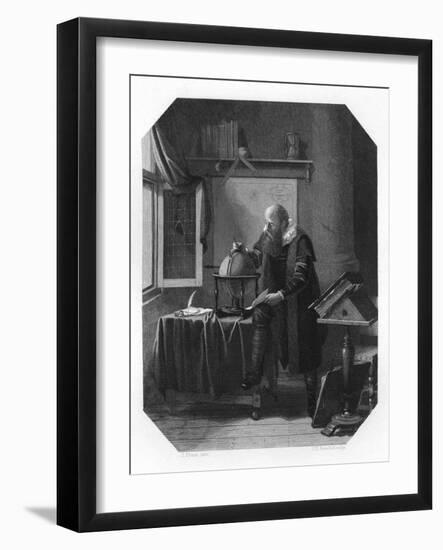 Petrus Plancius, Dutch Astronomer, Cartographer and Clergyman, C1870-JH Rennefeld-Framed Giclee Print