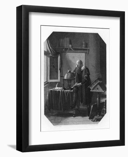 Petrus Plancius, Dutch Astronomer, Cartographer and Clergyman, C1870-JH Rennefeld-Framed Giclee Print