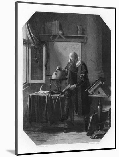 Petrus Plancius, Dutch Astronomer, Cartographer and Clergyman, C1870-JH Rennefeld-Mounted Giclee Print