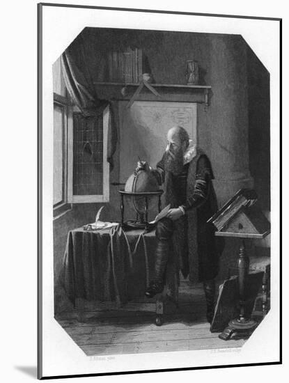 Petrus Plancius, Dutch Astronomer, Cartographer and Clergyman, C1870-JH Rennefeld-Mounted Premium Giclee Print