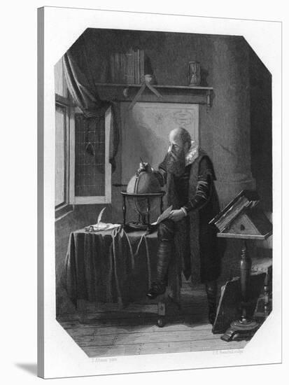 Petrus Plancius, Dutch Astronomer, Cartographer and Clergyman, C1870-JH Rennefeld-Stretched Canvas