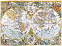 Map of Africa and Brazil, Amsterdam, ca. 1595-Petrus Plancius-Laminated Giclee Print