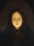 A Girl, Head and Shoulders-Petrus Van Schendel-Giclee Print