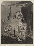 A Biedermeier 'Tischgesellschaft' (Table Society) Playing a Parlour Game by Candlelight, 1829-Petrus van Schendel-Giclee Print