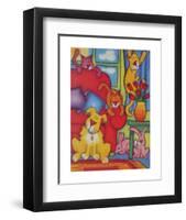 Pets At Play-Julia Hulme-Framed Art Print