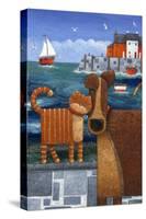 Pets by the Sea-Peter Adderley-Stretched Canvas