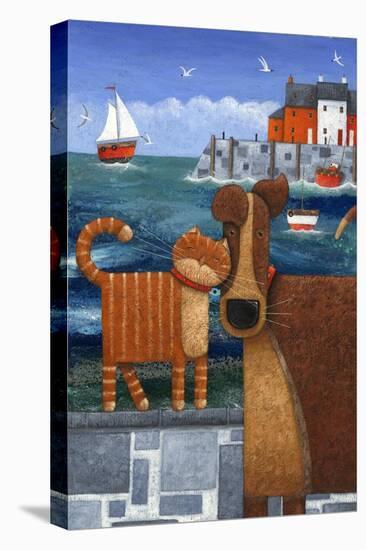 Pets by the Sea-Peter Adderley-Stretched Canvas