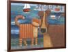 Pets by the Sea-Peter Adderley-Framed Art Print