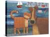 Pets by the Sea-Peter Adderley-Stretched Canvas