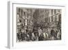 Petticoat Lane 1870-null-Framed Art Print