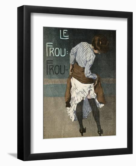 Petticoats, Frou Frou-Ernst Ludwig Kirchner-Framed Art Print