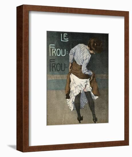 Petticoats, Frou Frou-Ernst Ludwig Kirchner-Framed Art Print