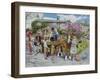 Petting the Horse-Trevor Mitchell-Framed Giclee Print