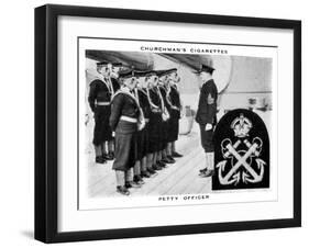 Petty Officer, 1937-WA & AC Churchman-Framed Giclee Print