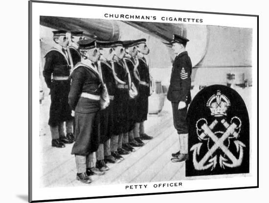 Petty Officer, 1937-WA & AC Churchman-Mounted Giclee Print