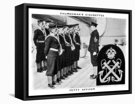 Petty Officer, 1937-WA & AC Churchman-Framed Stretched Canvas