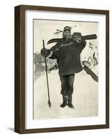 'Petty Officer Crean (Who received the Albert Medal)', 1911, (1913)-Herbert Ponting-Framed Photographic Print