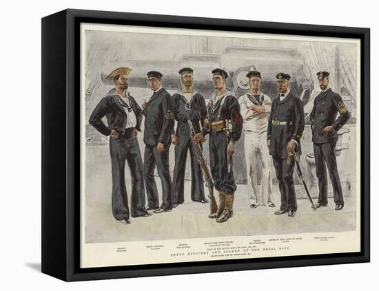 Petty Officers and Seamen of the Royal Navy-Frank Dadd-Framed Stretched Canvas