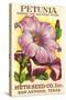 Petunia Seed Packet-null-Stretched Canvas